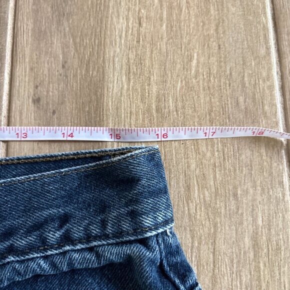 Vintage Levi's 577 Jeans Women's 12 Long Blue Denim Lower Rise Loose Fit Y2K - Picture 7 of 9